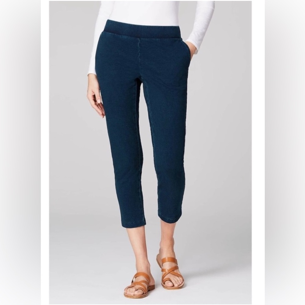 JJill Pure Jill Slim Crop  Indigo Pants